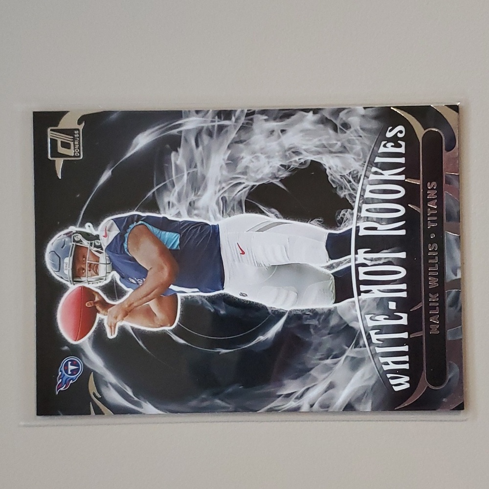 2022 Donruss Malik Willis White Hot Rookies WHR-2 - Tennessee Titans